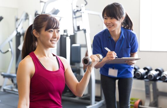 一宮で話題のパーソナルトレーニングジムではメニューをご体験いただけます